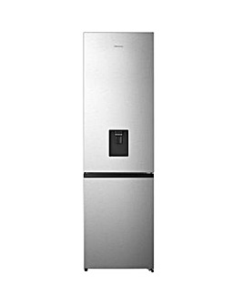 Hisense RB435N4WCE Total No Frost Fridge Freezer - Stainless Steel