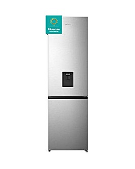 Hisense RB435N4WCE Total No Frost Fridge Freezer - Stainless Steel