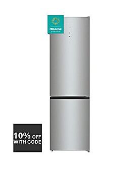 Hisense RB470N4SICUK Total No Frost Fridge Freezer - Stainless Steel
