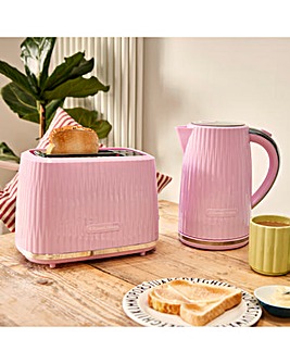 Russell Hobbs 27362 / 27372 Eden Kettle and 2 Slice Toaster Raspberry Bundle