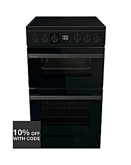 Hisense HDCEC5C10B 50cm Electric Double Cooker - Black