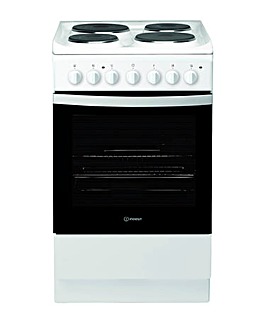 Indesit IS5E4KHW/UK Single Electric Cooker