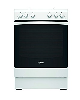 Indesit IS67G1PMW/UK Single Gas Cooker