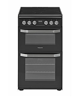 Hotpoint HD5V93CCB/UK Double Electric Cooker