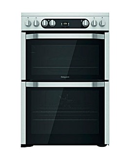 Hotpoint HDM67V9HCX/UK Double Electric Cooker + Install