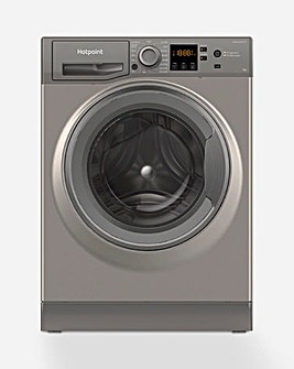 Hotpoint NSWM863CGG, 8kg, 1600rpm, Washing Machine - Graphite + Install