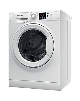 Hotpoint NSWM863CWUKN, 8kg, 1600rpm, Washing Machine - White + Install