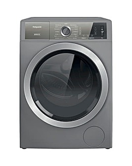 Hotpoint H899ADSGPOWERUK, 9kg, 1400rpm Washing Machine - Silver + Installation