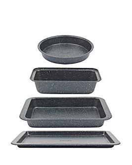 Salter Megastone 4 Piece Bakeware Set