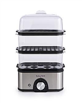 Salter Compact 3 Litre 3 Tier Steamer