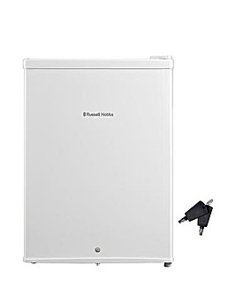 Russell Hobbs RH67TTLF0E1W-LCK Mini Fridge with Lock - White