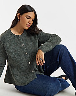 Peplum Knitted Cardigan