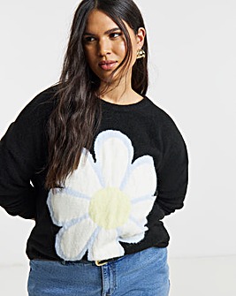 Simply Be Daisy Graphic Jumper
