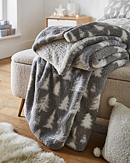 Winter Forest Cuddle Fleece Throw 150x200cm