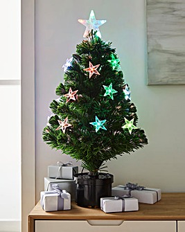 Christmas Fibre Optic Star Tree