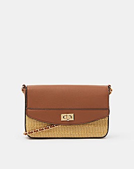 Accessorize Raffia Crossbody Bag