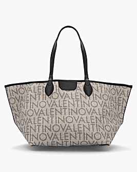 Valentino Bags Black Multi Reversible Shopper Bag