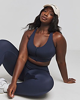 TALA Centre Front Zip Sports Bra