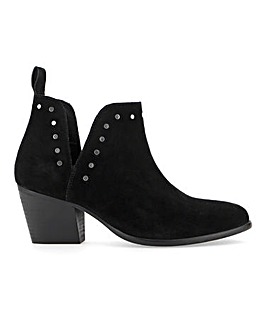 Bree Suede Cut Out Boots Extra Wide Fit