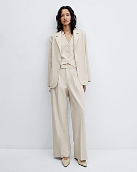 Mango Alicante Pleated Suit Trouser