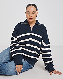 Tommy Hilfiger Cardi Stitch 1/2 Zip Sweater