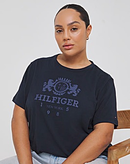 Tommy Hilfiger Varsity Crest Crew Neck Short Sleeve T- Shirt