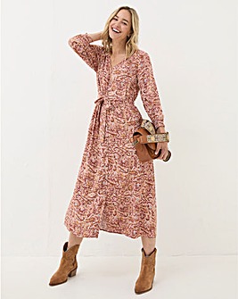 FatFace Estelle Wild Pasiley Midi Dress