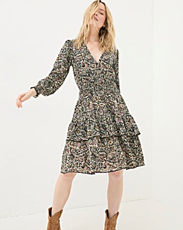 FatFace Amba Wild Paisley Jersey Dress