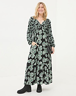 FatFace Noelle Spaced Floral Midi Dress