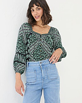 FatFace Caitlin Spaced Floral Tunic