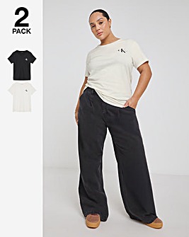 Calvin Klein Jeans Plus Monologo Two Pack