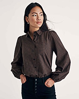 Nobody's Child Gingham Check Della Shirt