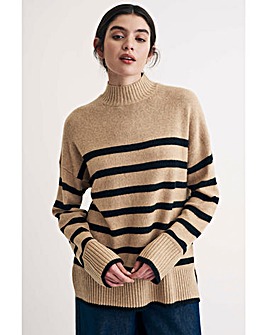 Nobody's Child Stripe Longline Jumper