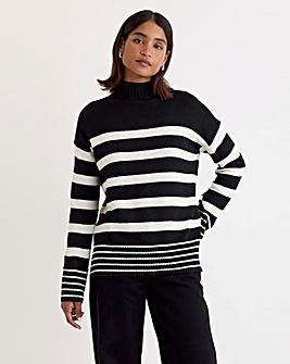 Nobody's Child Stripe Longline Jumper