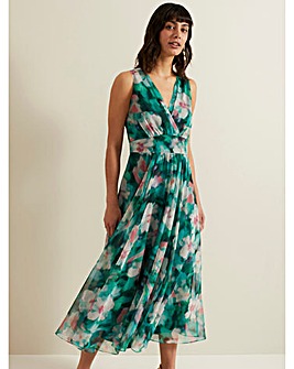 Phase Eight Chiffon Printed Wrap Dress