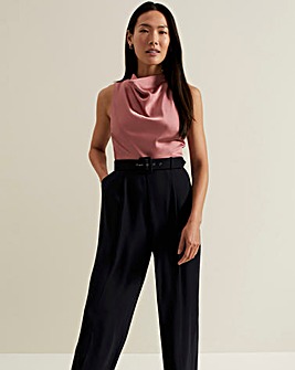 Phase Eight Sabina Satin Wide Leg Jumpsuit