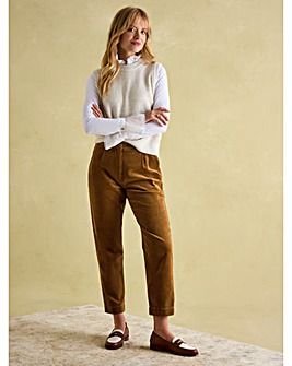 Joules Calla Cord Tapered Leg Trousers