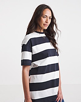 Short Sleeve Wide Stripe T-Shirt