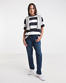 Short Sleeve Wide Stripe T-Shirt