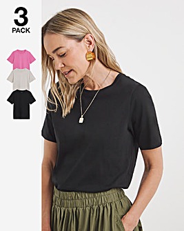 3 Pack Crew Neck T-Shirts