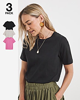 3 Pack Crew Neck T-Shirts