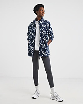 Zip Through Longline Fleece