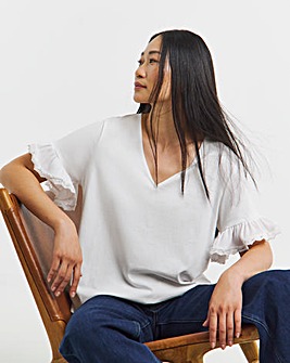 Frill Sleeve Top