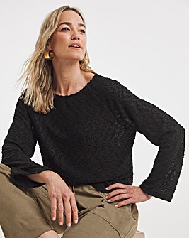 Boucle Slouch Top