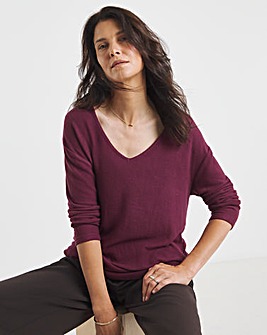 Soft Touch V-Neck Longline Top