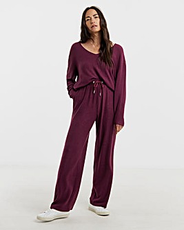 Soft Touch Wide Leg Jogger