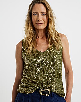 Sequin Vest
