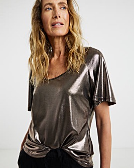 Foiled Angel Sleeve T-Shirt