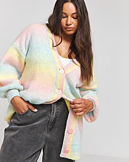 Rainbow Ombre Cardigan