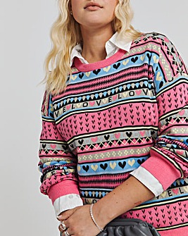 Fair Isle Crew Neck Jumper